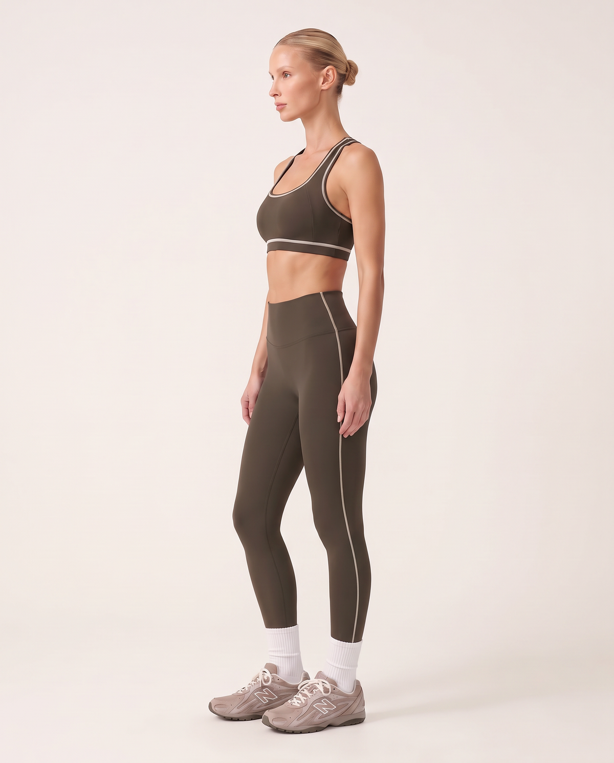 Legging Track - Cacao - Joy Studio - Sportswear