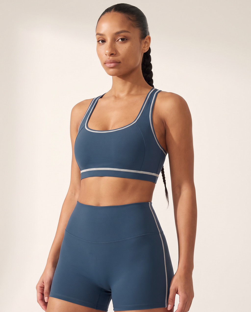 Reggiseno sportivo Racer Track - Navy