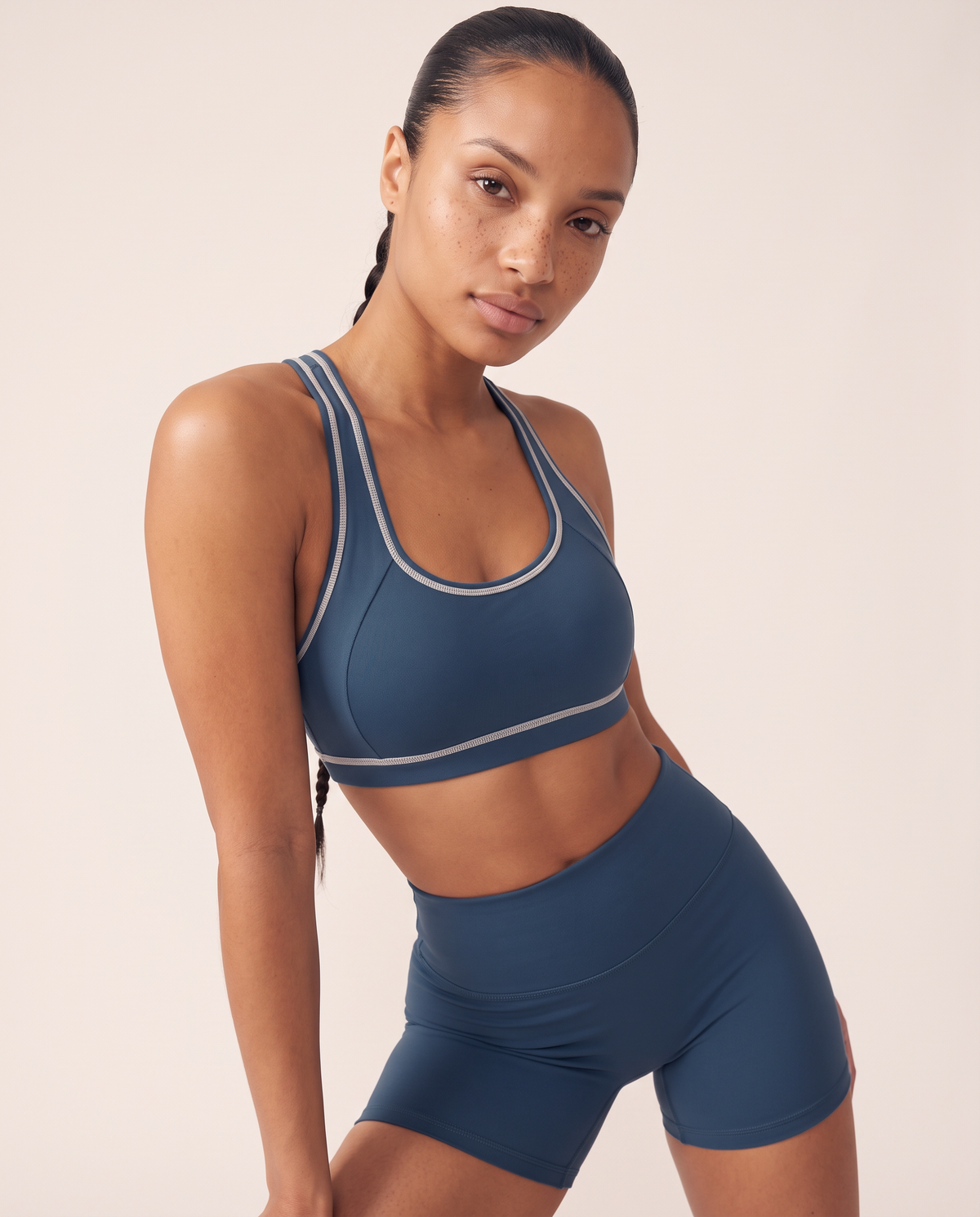 Reggiseno sportivo Racer Track - Navy