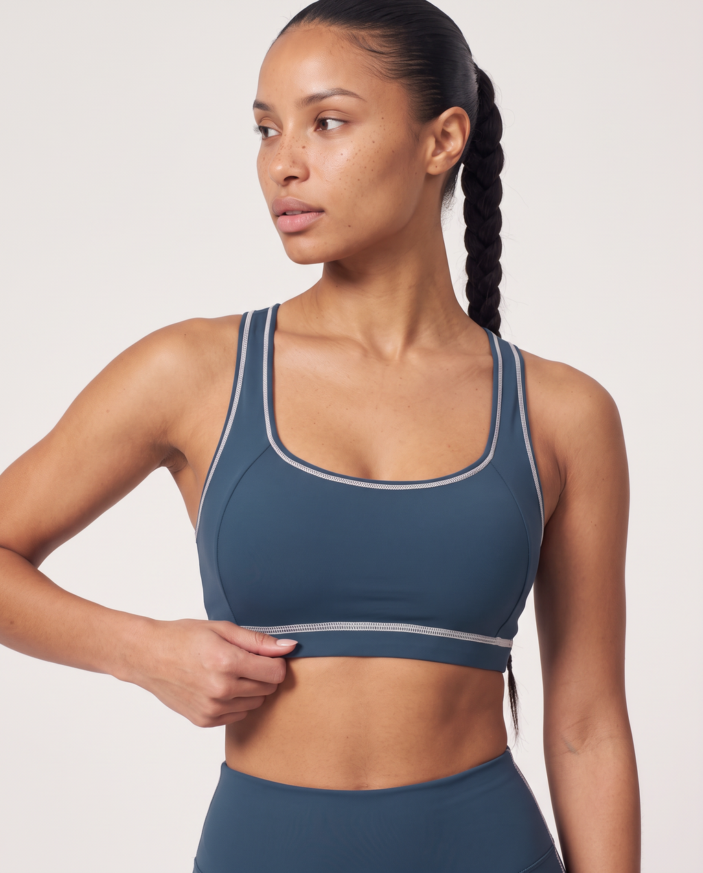 Reggiseno sportivo Racer Track - Navy